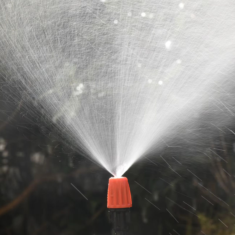 KESLA Tropfbewässerung Set mit 25 verstellbaren Kunststoff-Nebeldüsen und 4/7 mm T-Steckern für Gewächshaus und Bewässerungssprinkler - Bild 4