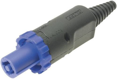 Cliff FCR2066 Netz-Steckverbinder FC Stecker gerade, 3 + PE, 20A, Blau - Bild 1