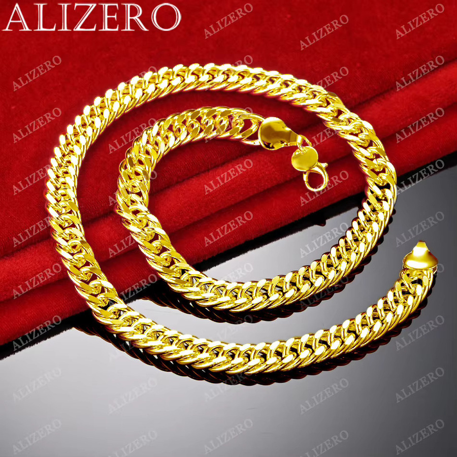 ALIZERO Halskette 750 Gold, Geometrie, 50,8 cm, Unisex - Bild 2