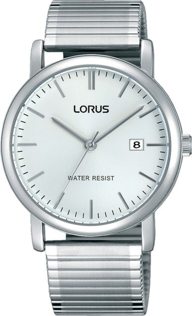 Lorus Herrenuhr, Quarz, Edelstahl, Silber, 38 mm, 3 ATM - Bild 1