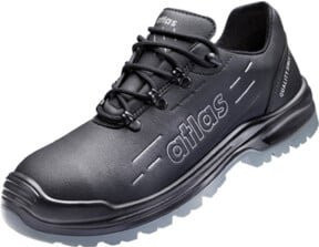 ATLAS Halbschuh MAX 100 PRO Sicherheitsschuh aus Leder in Schwarz Gr. 47 mit Stahlkappe und S3 Schutzklasse - Bild 1