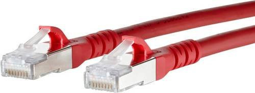 Metz Connect RJ45 Patchkabel CAT 6a S/FTP Ethernet LAN Rot, Länge: 1,00 m - Bild 1