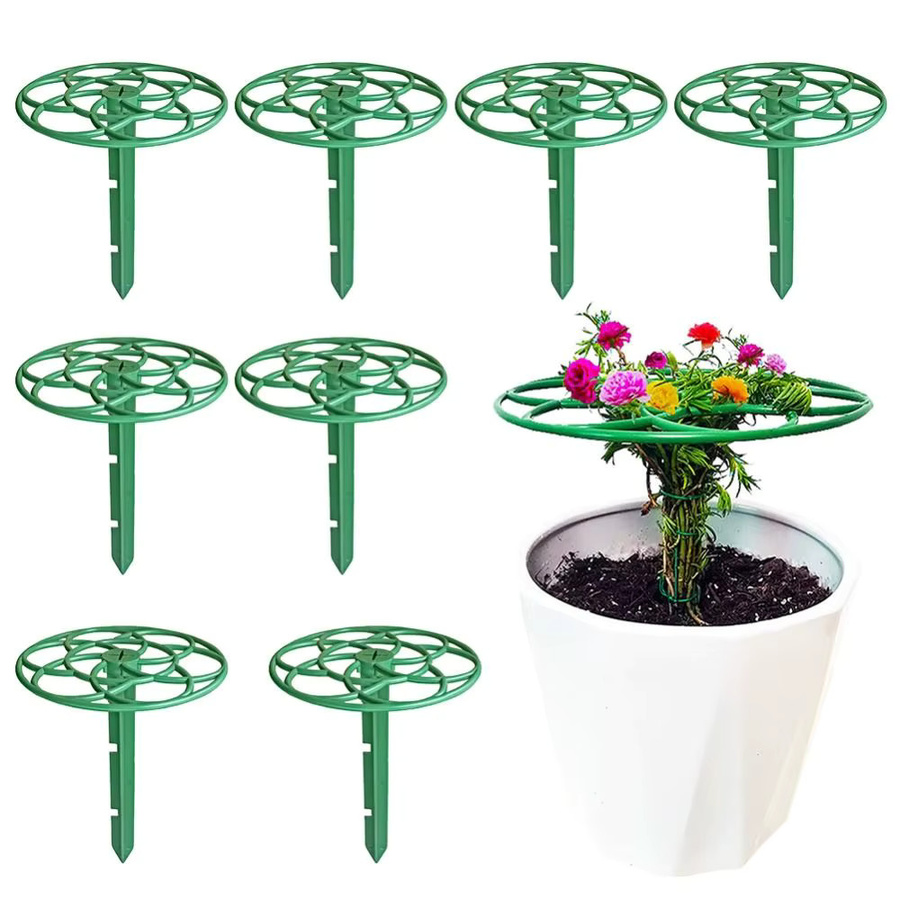 Stapelbares Bonsai Klettergerüst aus Kunststoff in Grün als mehrschichtiger Pflanzenstützständer für deinen Garten - Bild 6