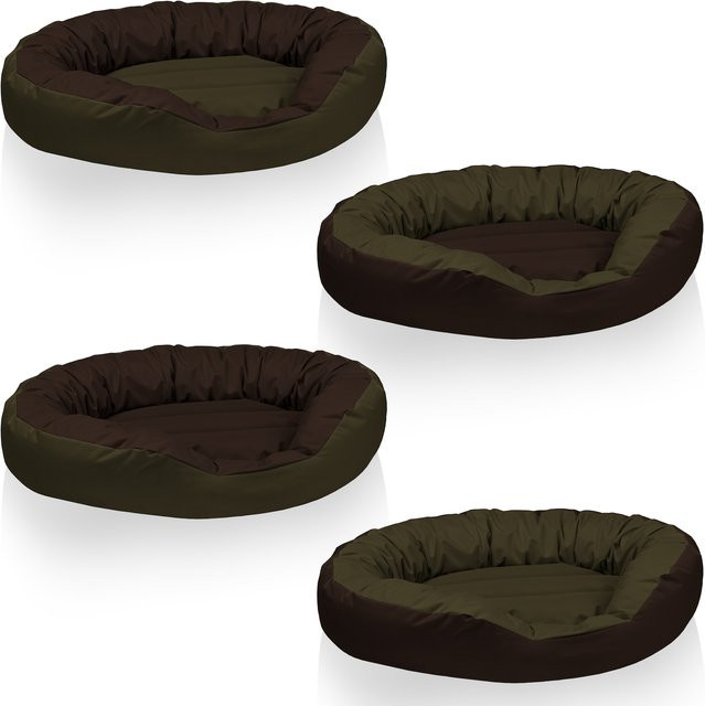 BedDog® Hundebett SUNNY 4in1 Hundekissen mit abnehmbarem Bezug und Rand in einfarbiger Ausführung - Bild 1