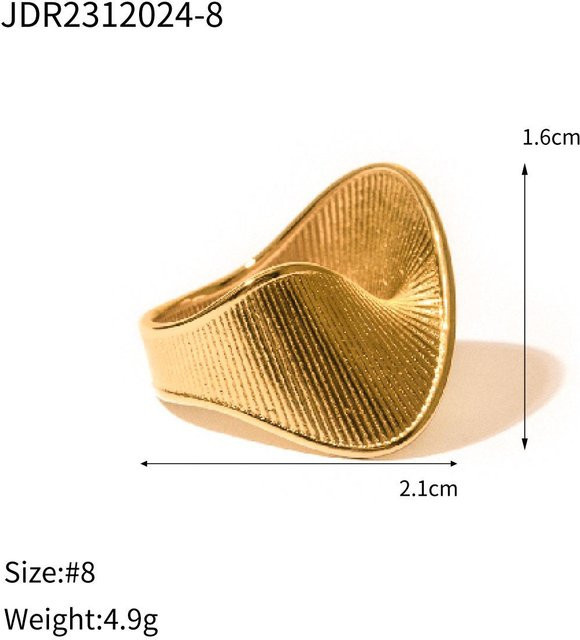 Youthway Ringe Edelstahl, Gold, Damen - Bild 1