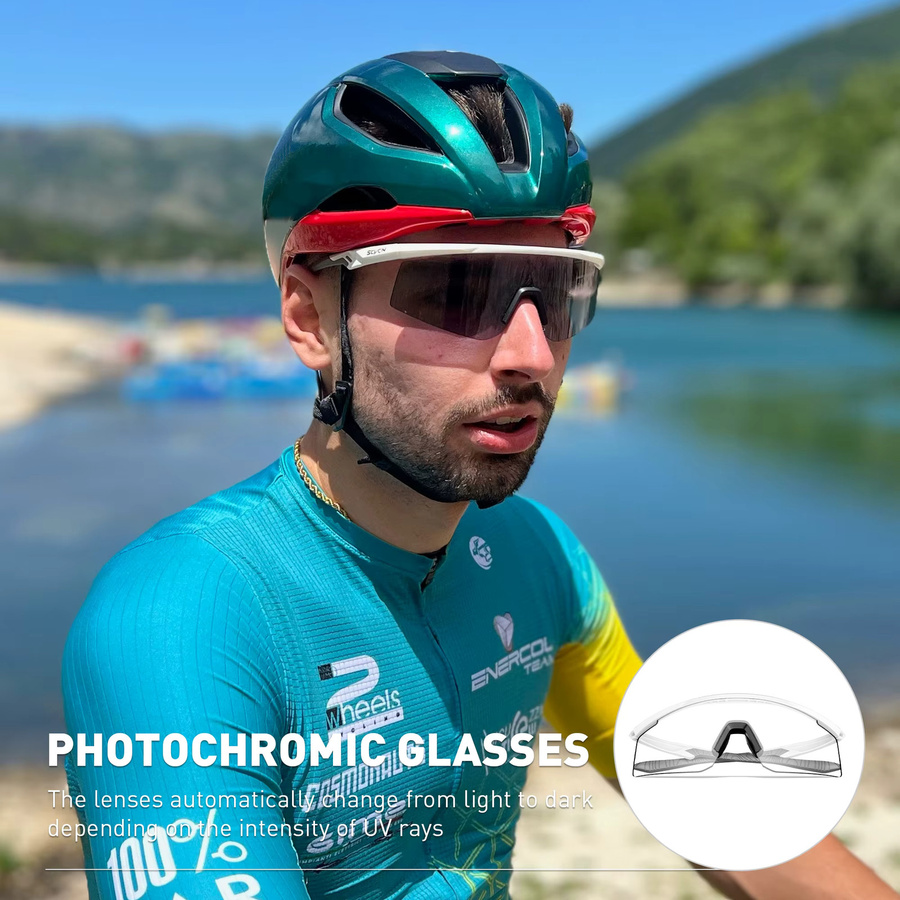 SCVCN Sportsonnenbrille, Männer, blue, Photochrome, Kunststoff - Bild 3