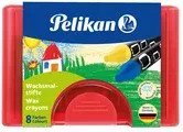 Pelikan Wachsmalstifte 665/8 Set, wasserlösbare Buntstifte in Mehrfarbig - Bild 1