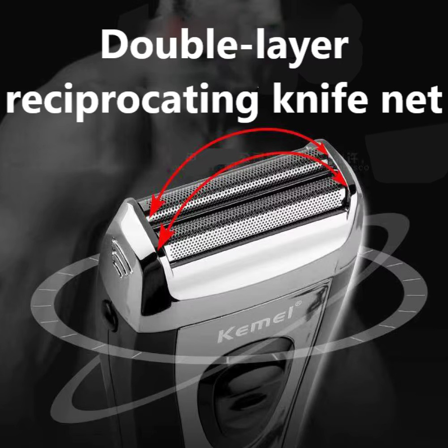 Kemei Elektrorasierer für Herren, Folien-Rasierer, USB-Ladung - Bild 2