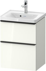 Duravit Waschtischunterschrank D-Neo, Farbe Weiß Hochglanz, B/T/H: 48,4 x 37,2 x 62,5 cm - Bild 1