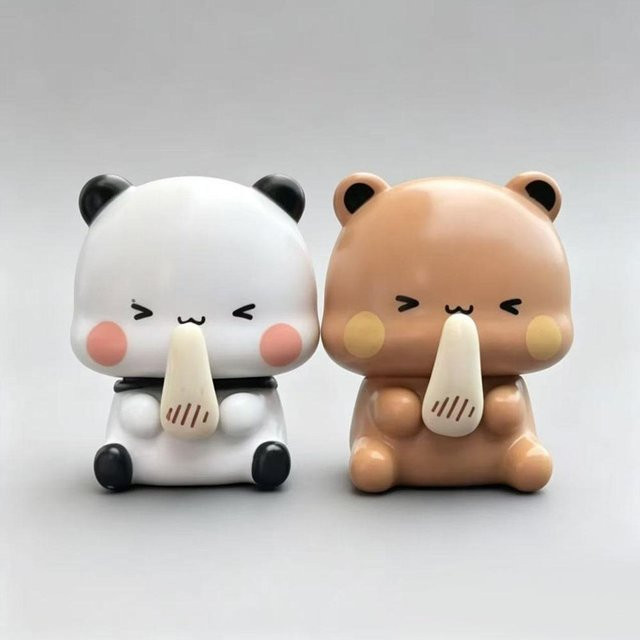 Kawaii Bubu Dudu Panda Bär Figur, Spielzeug, ab 14 Jahren - Bild 1