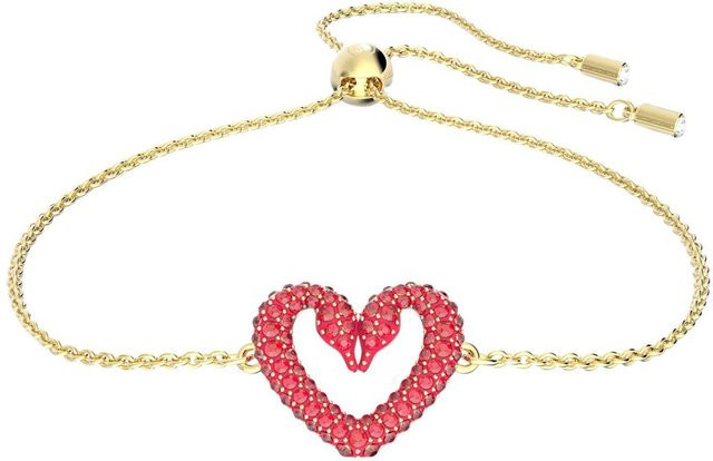 Swarovski Armband, Herzförmig, Gold, Kristall, Damen - Bild 1