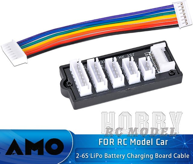 AMORACING LiPo Batterie Lade Board Kabel für 2S-6S RC Modell Auto Ladegerät Upgrade Zubehör - Bild 1