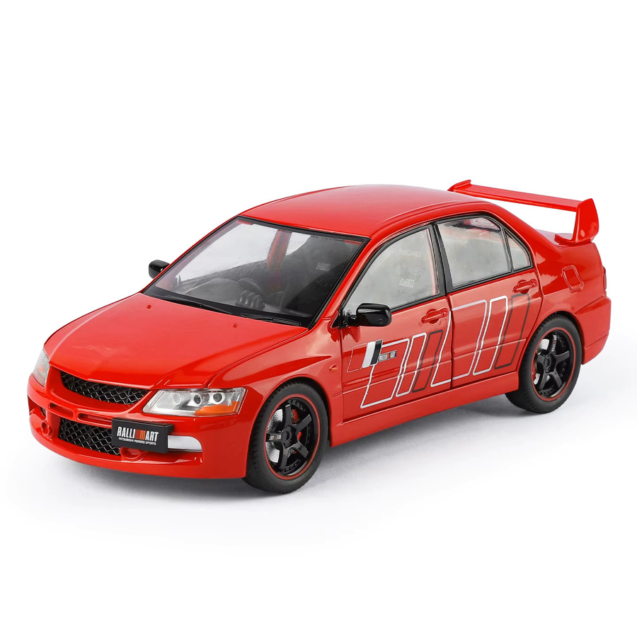 WELLY Mitsubishi EVO9 Flower Edition Legierungsautomodell, 1:24, mit Licht und Sound - Bild 2