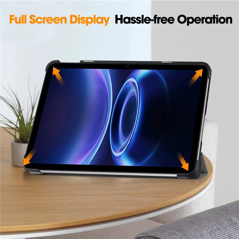 ZNOVAY Smart Case für Xiaomi Redmi Pad 2 SE 9,7 Zoll, faltbare Flip-Hülle mit Standfunktion und Auto-Schlaf/Aufwach-Funktion, Farbe: Grün - Bild 4