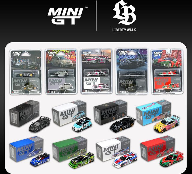 MINIGT Lamborghini LB Silhouette Murcielago, Diecast Car Model, 1:64, ab 14 Jahren - Bild 1