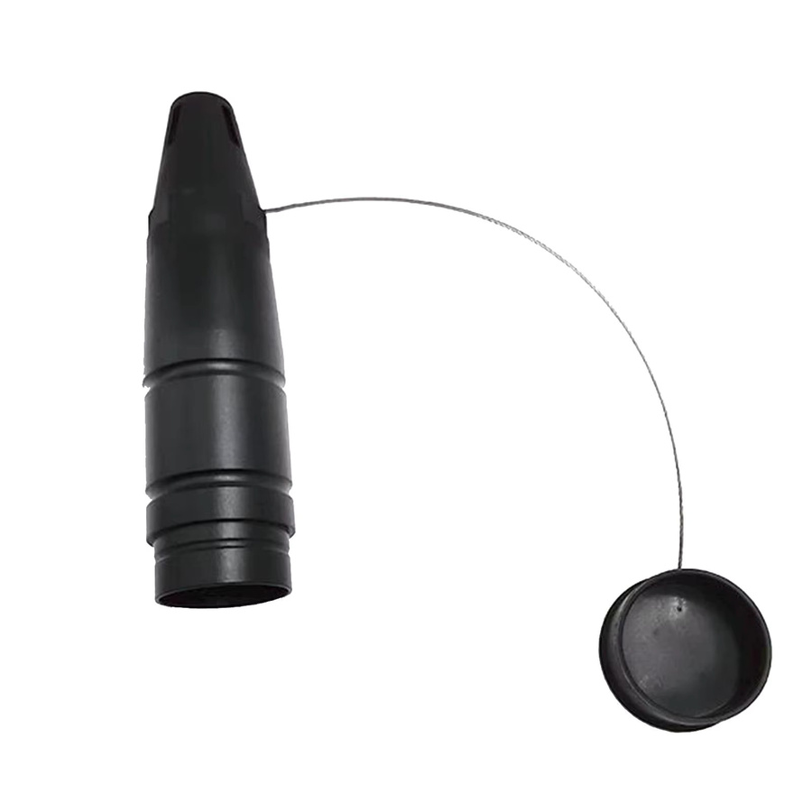 Wasserdichtes Glasfaser-Patchkabel Gehäuse mit staubdichtem Außenstecker in Schwarz - Bild 2