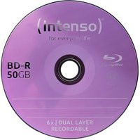 Intenso Blu-ray BD-R DL Rohlinge 50 GB, 25 Stück Spindel, bedruckbar - Bild 1