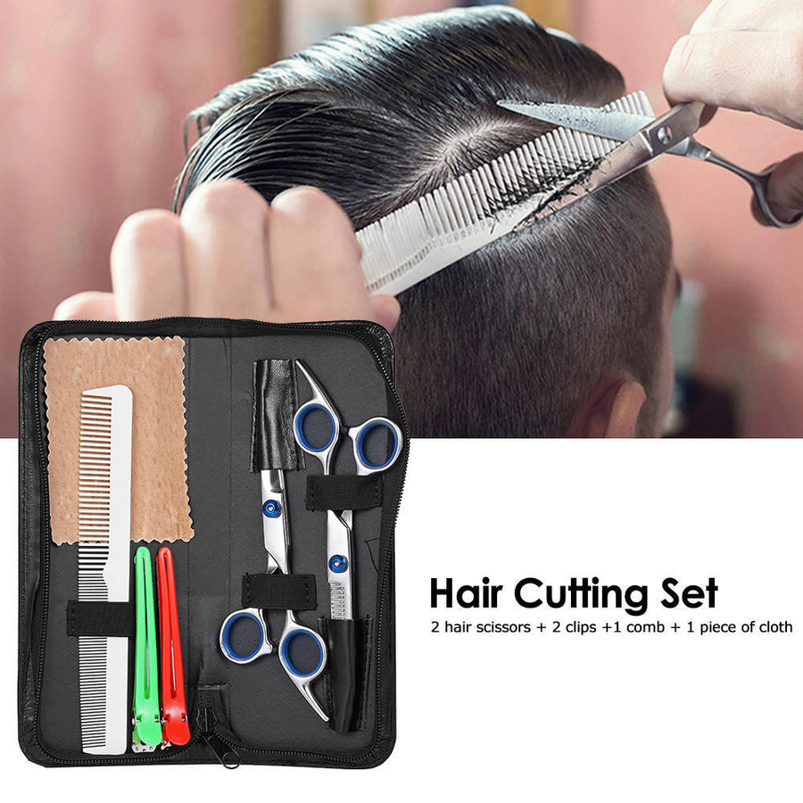 Salon-Haarschneiden-Effilierschere-Friseurscheren-Friseurwerkzeug-Set - Bild 3