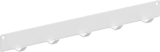Vauth-Sagel Add Hook Hakenleiste mit 5 Haken aus Stahl in Weiß, Breite: 43,2 cm - Bild 1