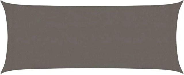 vidaXL Sonnensegel aus HDPE in Anthrazit, Rechteckig, B: 5,0 m, T: 2,0 m - Bild 1