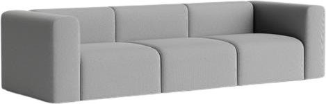 HAY Mags 3-Sitzer Sofa Kombination in Grau mit Armlehnen und Stoffbezug - Bild 1