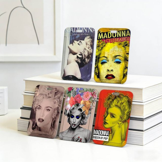 M-Madonna Singer Mehrzweck-Arbeitsband mit Ausweishalter in Multicolour aus Kunststoff - Bild 1