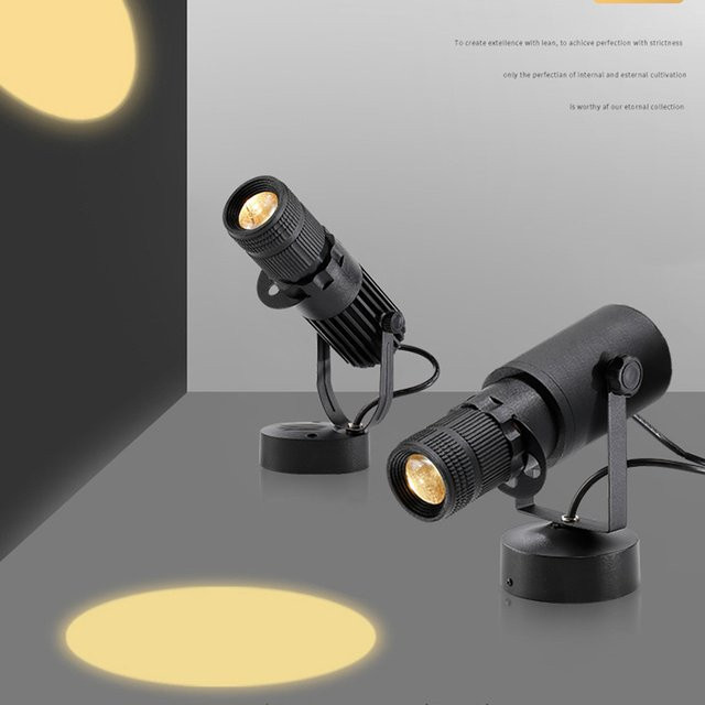 Khelse RGB LED Schienenstrahler mit Fernbedienung und einstellbarem Fokus für Track System, ideal für Museen, Galerien und Bühnen - Bild 1