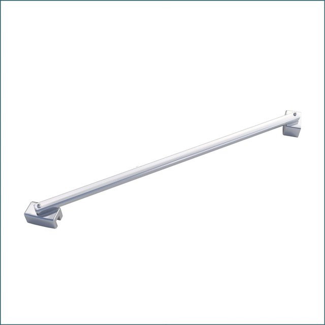 AICA Wandhalterung Diagonal für Duschkabine und Glaswand, Chrom Glänzend, 45 cm, für 6-8 mm Glasstärke - Bild 1