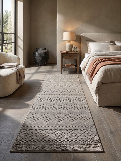 Kadima Design Läufer Polypropylen Beige B: 80 cm, L: 150 cm - Bild 1