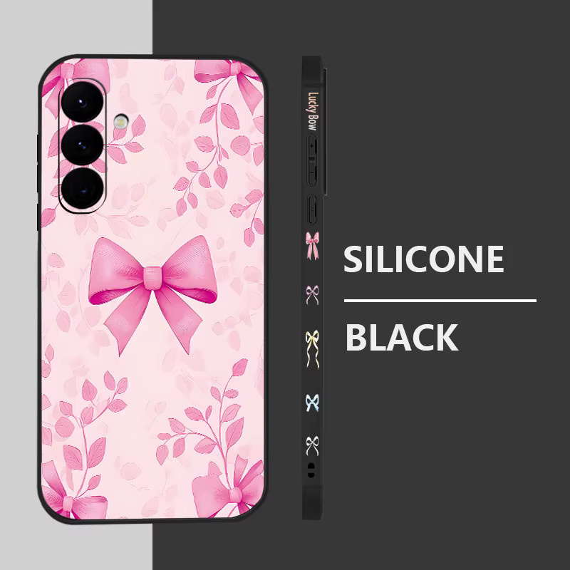 MOESOE Handyhülle mit buntem Schleifenmuster für Samsung Galaxy S26 S25 S24 S23 S22 Ultra FE A56 A55 A54 A36 A17 A16 A15 in Lila und Multicolour - Bild 1