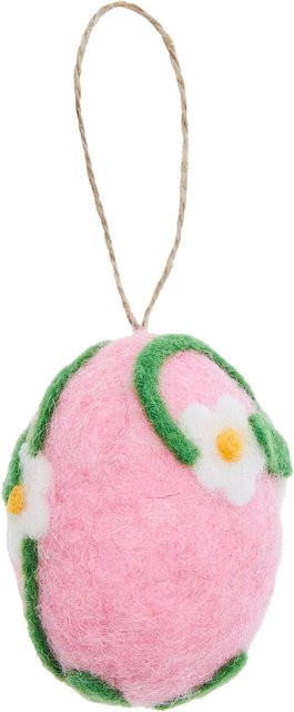 Rico Design Aufhänger Filz-Ei mit Gänseblümchen-Motiv für Ostern und Frühling - Bild 1