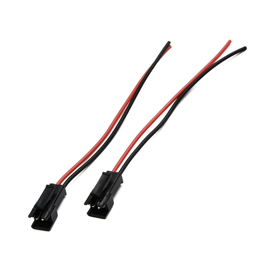 10 Paar JST SM 2-Pin Steckverbinder Set mit 10 cm Kabel Schwarz für LED Streifen und Lampen Anschlüsse - Bild 3