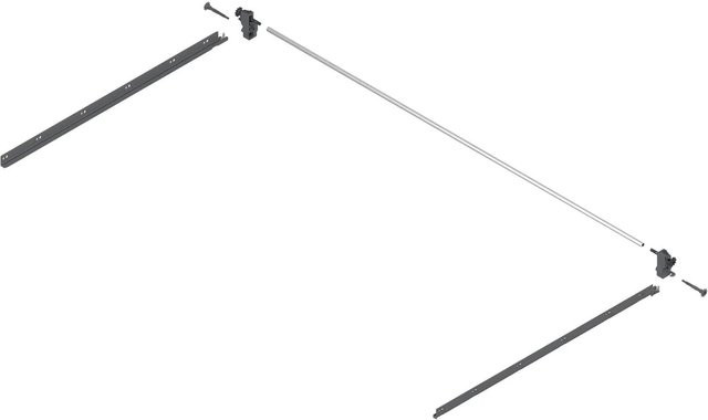 Blum Seitenstabilisierung Tandembox Antaro nach oben gebaut, Farbe Grau, Nennlänge 650 mm - Bild 1