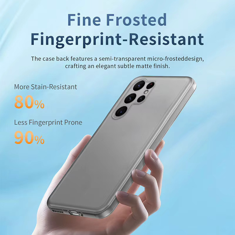 Stoßfeste Silikon-TPU Handyhülle für Samsung Galaxy S26 Ultra S25 S24 S23 Plus Ultra in Transparent Matt - Bild 1