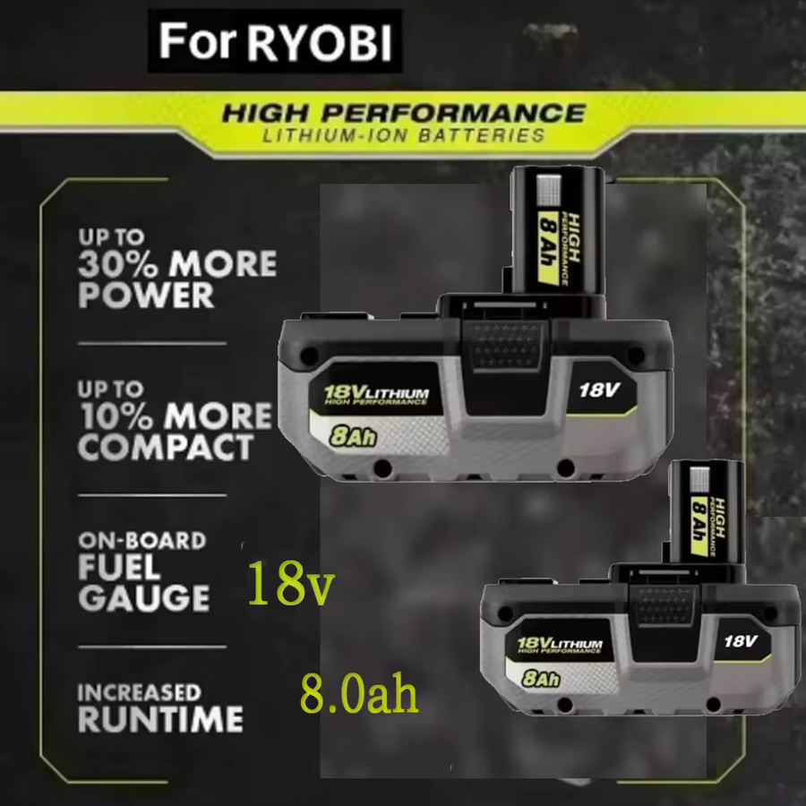 RYOBI Hochleistungs-Lithium-Akku 18V für Werkzeuge P104 und P107 - Bild 4