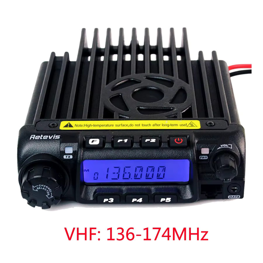 Retevis RT-9000D Mobiler Autoradiosender Transceiver VHF UHF in Schwarz mit 200 Kanälen, Scrambler, VOX und CTCSS/DCS für Bus und LKW - Bild 6