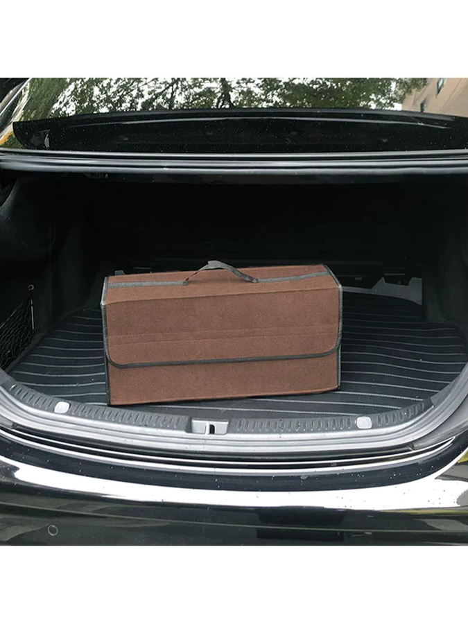 KKJOY faltbare Filz-Aufbewahrungstasche als Organizer für Auto, Zuhause und Büro, mehrfarbig - Bild 2