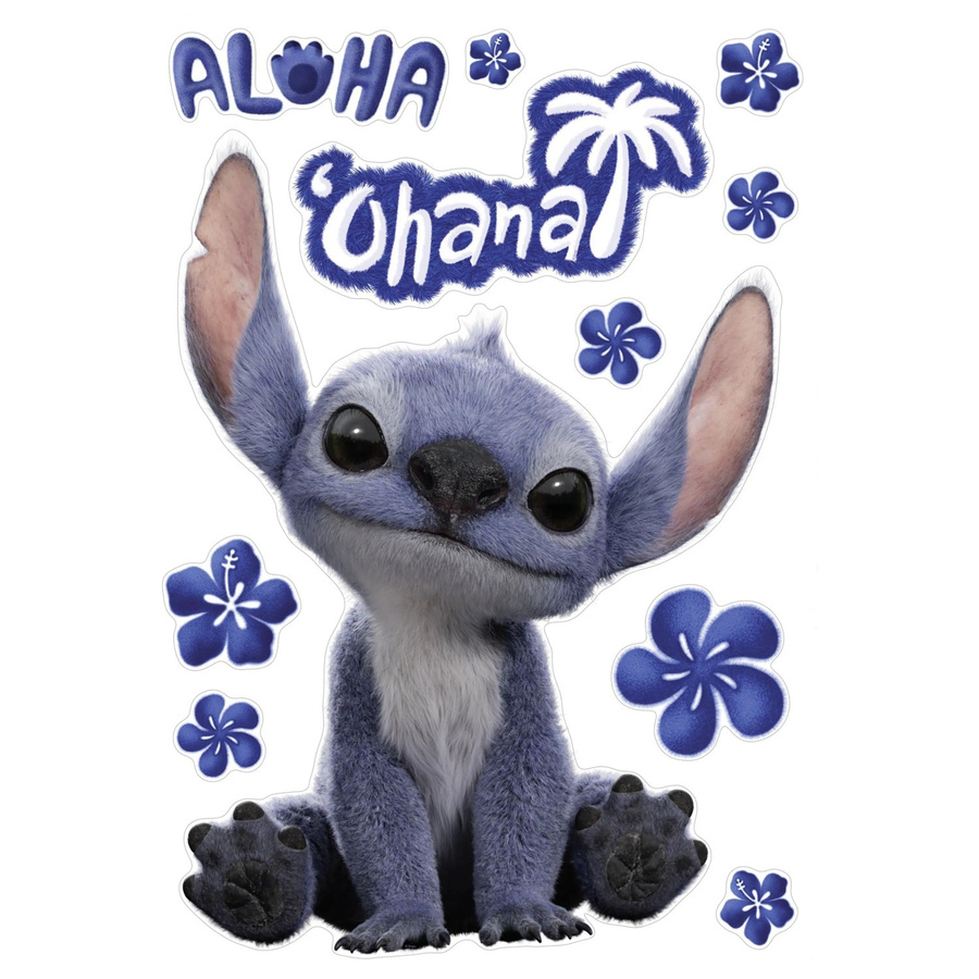 Komar Deko-Sticker Disney Lilo and Stitch Live Action Ohana, Blau, Breite: 50 cm, Höhe: 70 cm - Bild 2