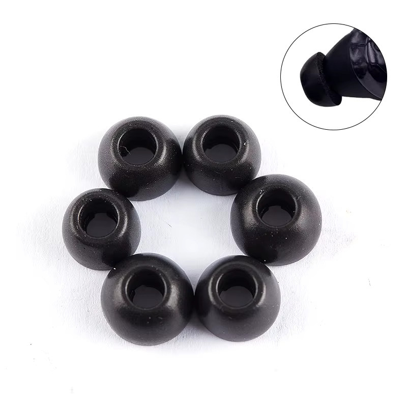 6 Stück Memory Foam Ohrstöpsel für Samsung Galaxy Buds Pro In-Ear Kopfhörer in Schwarz - Bild 2