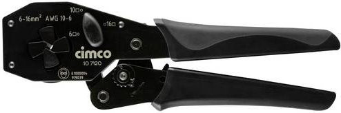 Cimco Power-Crimp comfort 107120 Crimpzange für Aderendhülsen 6 bis 16 mm² in Schwarz - Bild 1