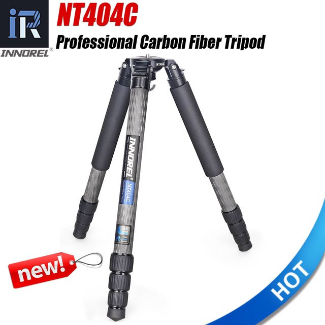 INNOREL NT404C Professionelles Schwerlast-Kamerastativ aus Kohlefaser in Schwarz mit 40mm Rohrdurchmesser und 30kg Traglast - Bild 1