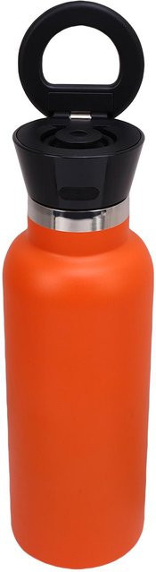 ZY-jieri Wasserflasche aus Edelstahl mit magnetischem IP65 wasserdichtem Lautsprecher in Orange - Bild 1