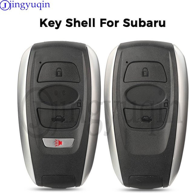 Jingyuqin Smart Car Key Shell Ersatzgehäuse für Subaru Brz Legacy Impreza Forester Wrx Outback XV Crosstrek in Schwarz - Bild 1