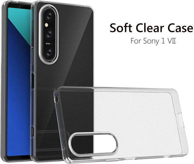 Transparente TPU Handyhülle für Sony Xperia 1 VII - Bild 1