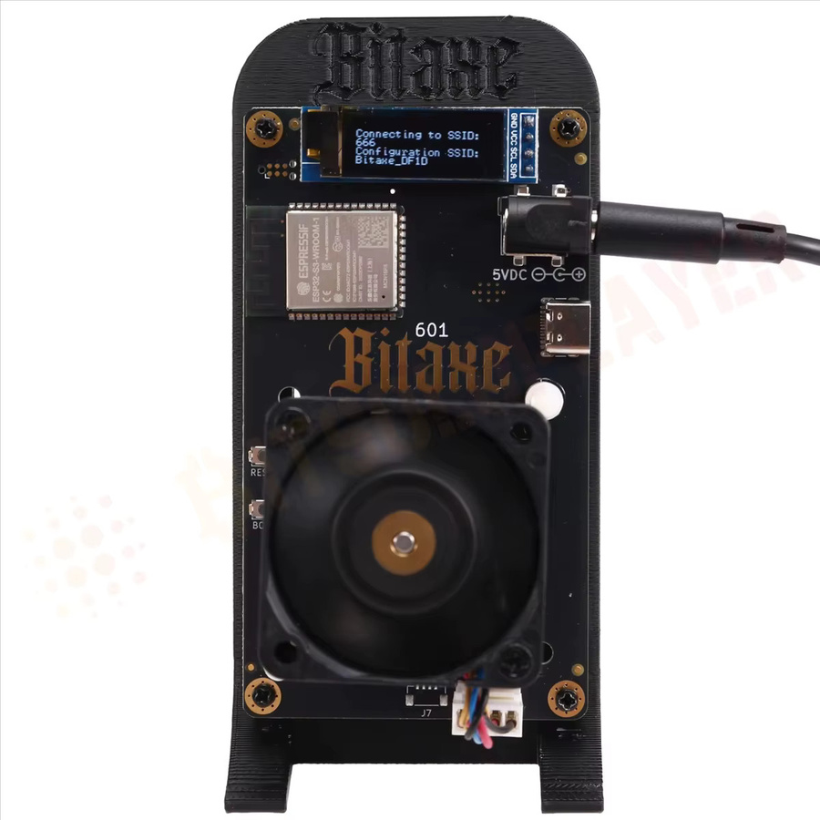 Bitaxe Gamma 601 1.5th/s 25W BM1370 Bitcoin ASIC Miner Open-Source BTC Lotterie-Miner in Orange von Bitsoloplayer - Bild 3