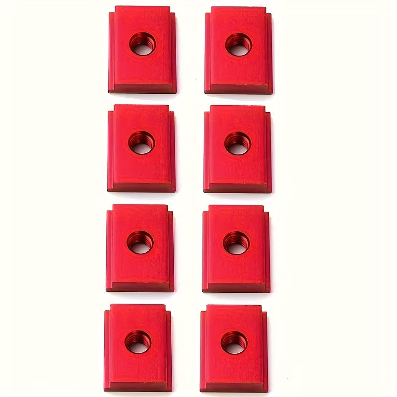 8er Set T-Slot Muttern und Schrauben für Werkbank T-Track Slider aus Aluminiumlegierung Typ 30/45 für Holzbearbeitung Werkzeuge M6/M8 - Bild 4
