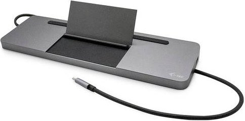 i-tec USB-C Dockingstation Metal Ergonomic mit 3x Display 4K UHD, Power Delivery und Ethernet in Grau - Bild 3