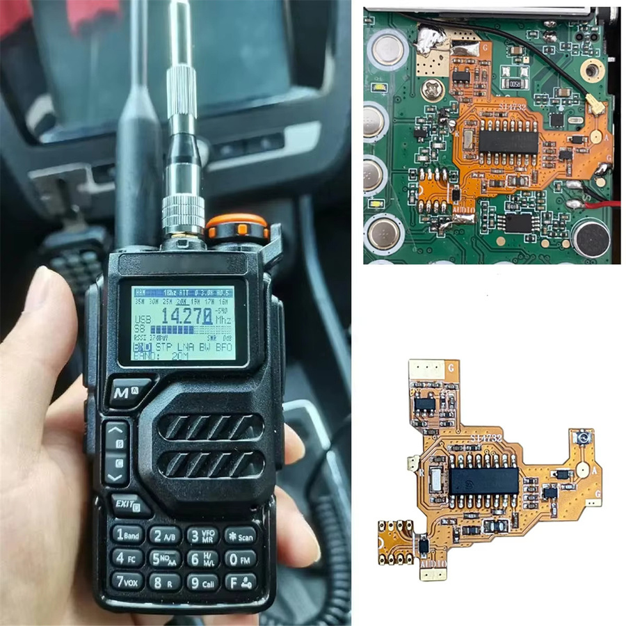 SI4732 Chip- und Quarzoszillator-Komponentenmodifikationsmodul FPC-Version für Quansheng UV-K5 und UV-K6 - Bild 1