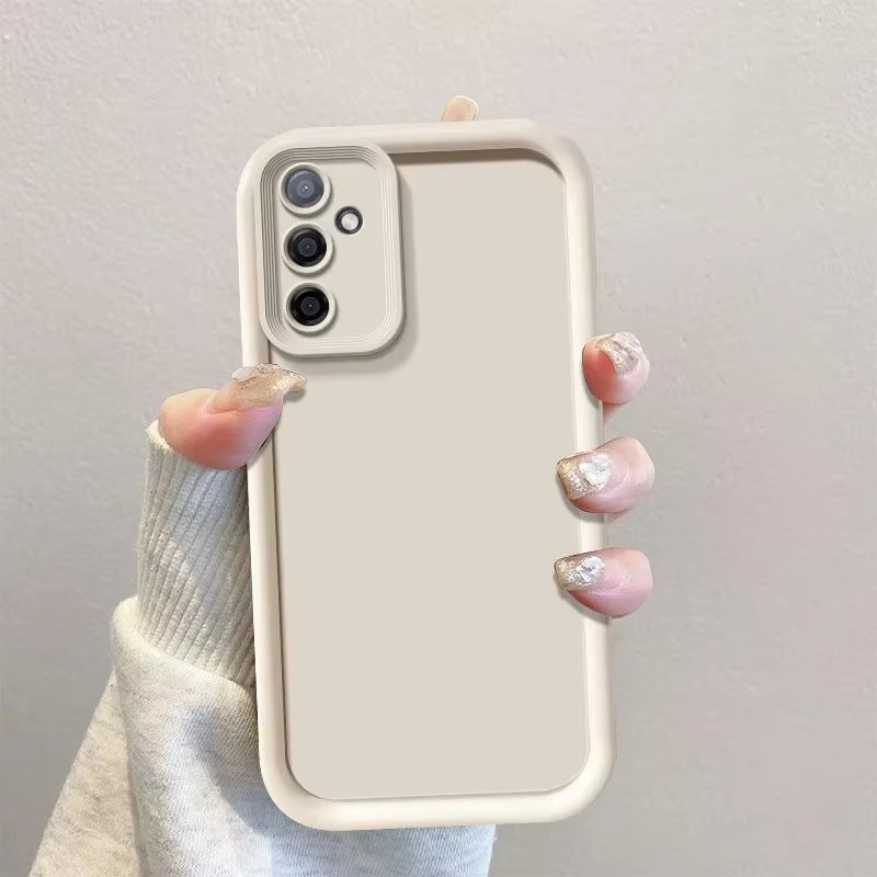 Stoßfeste Schutzhülle für Samsung Galaxy A15 A16 A17 A25 A26 A35 A36 A55 A56 A06 A07 mit matter Rückseite in Schwarz - Bild 2
