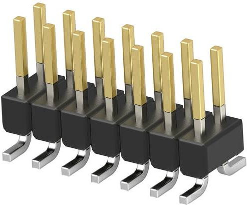 TE Connectivity Buchsengehäuse-Platine 966709-7 in Schwarz - Bild 1